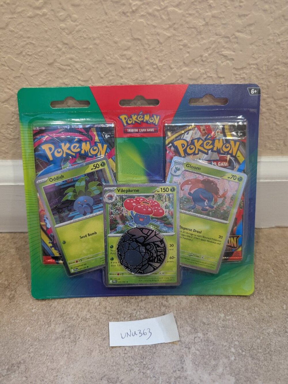 Pokemon TCG Mega Evolution 2 Pack Blister Oddish Gloom Vileplume Promo New Seald
